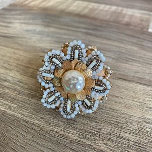 Authentic Miriam Haskell Flower Ring